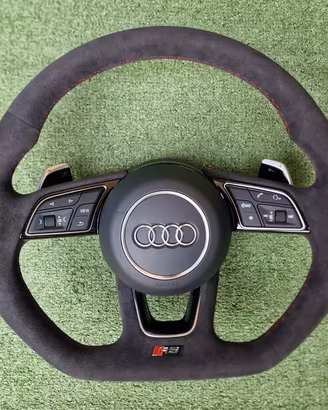 Volante Piatto Audi Completo Alcantara Originale