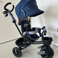 Triciclo bambino kinderkraft spinstep blu