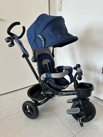Triciclo bambino kinderkraft spinstep blu