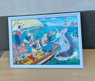 Puzzle vintage Braccio di Ferro del 1977