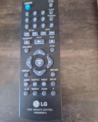 Telecomando per lettore dvd marca LG