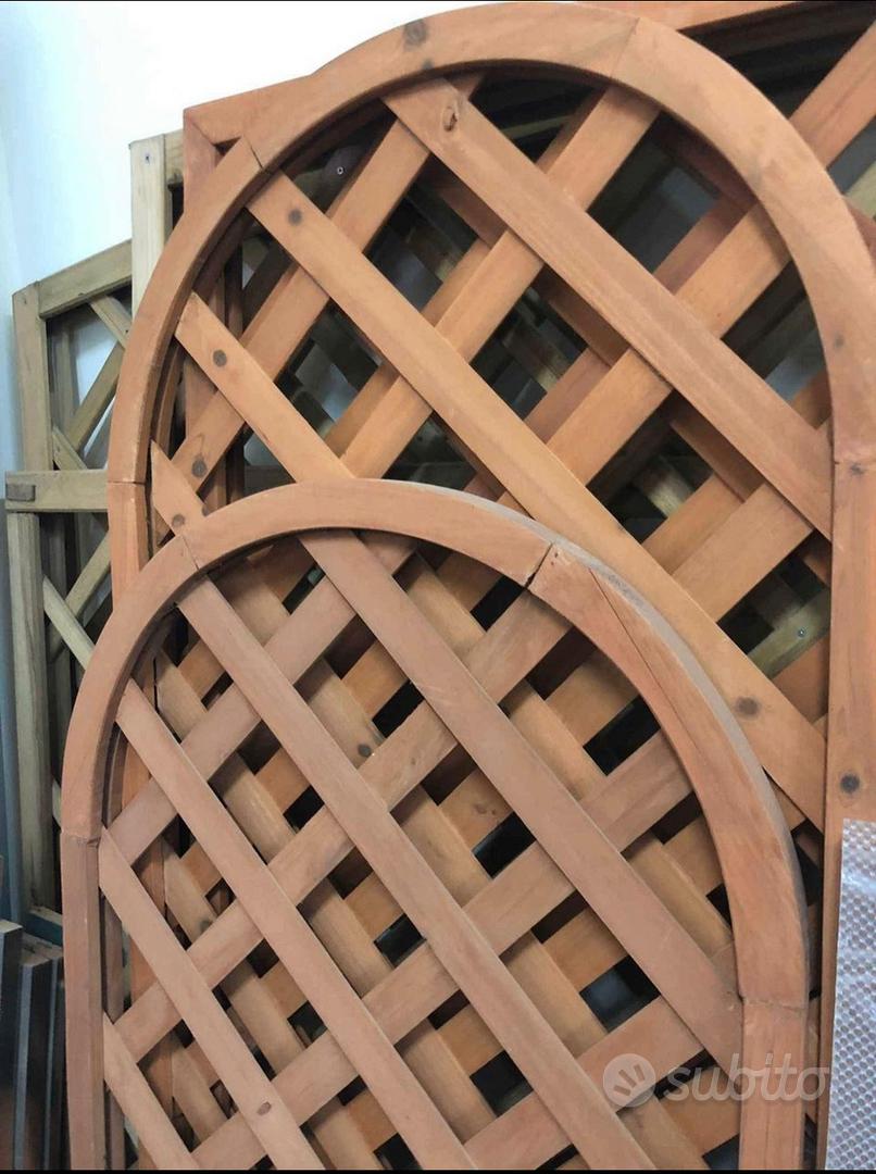 Panel De Madera Liso Con Arco De 180x180 Cm Para Cerramiento De Jardin - 4