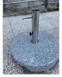 Porta ombrelloni bandiere marmo bar 40kg trolley