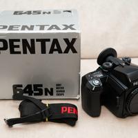 Pentax 645N con obiettivo Pentax 645 FA 80-160