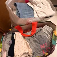 2 borse vestiti vari bimba