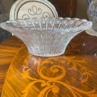 Cestino ovale cristallo Boemia