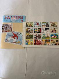 Francobolli San Marino con personaggi fumetti