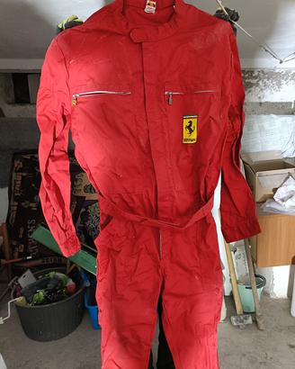 tuta lavoro Ferrari 