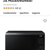 microonde Samsung MW4000D