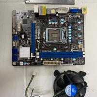 cheda Madre ASRock H61M-DGS 💻 + Dissipatore/Vento