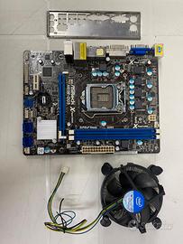 cheda Madre ASRock H61M-DGS 💻 + Dissipatore/Vento