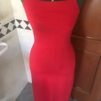 Abito lungo rosso da sera taglia S