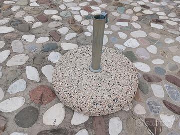 Base in cemento per ombrellone