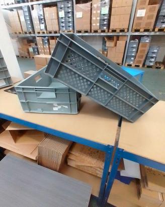 Contenitore industriale plastica 60x40x19