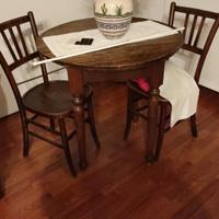 tavolo con sedie anni 50/60