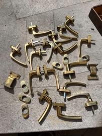 maniglie finestre Finstral ottone