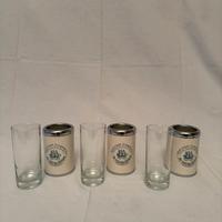 Bicchieri con porta bicchiere da barca