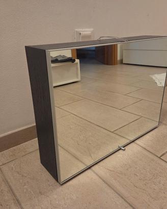 Pensile specchio contenitore bagno vasistas