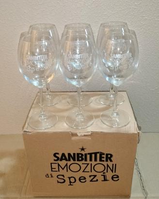 12 Calici di Vetro Sanbitter Emozioni di Spezie