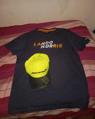 Cappellino e T-shirt Lando Norris Formula 1