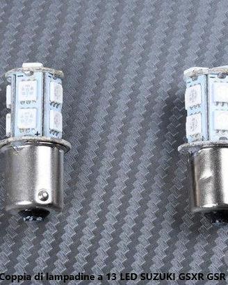 Coppia di lampadine a 13 LED SUZUKI GSXR GSR