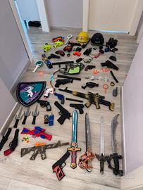Giochi vari set polizia e armi giocattolo