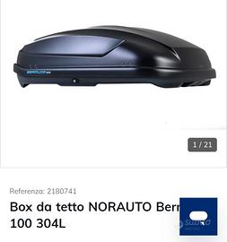 box da tetto portatutto Norauto