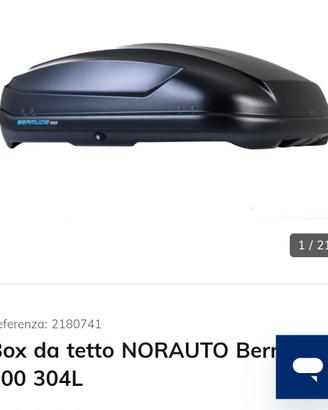 box da tetto portatutto Norauto
