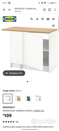 IKEA KNOXHULT base angolare per cucina, 100x91 cm