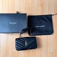 Borsa Saint Laurent Loulou Medium nera