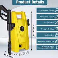 Idropulitrice NUOVA 420 litri ora 1200W