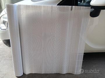Canniccio privacy in PVC bianco 