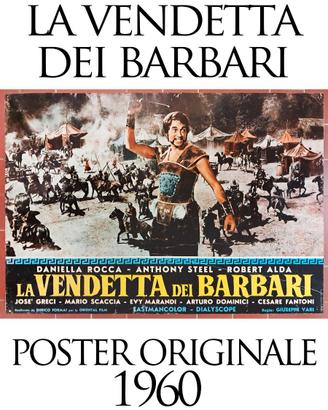 La Vendetta Dei Barbari 1960 Poster Originale Alda