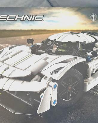 Set Lego 42184 - Koenigsegg Jesko Absolut Bianca