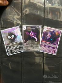 Carte pokemon Gastly Haunter Gengar Holo Custom