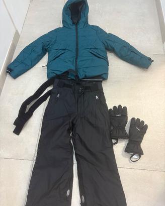 Abbigliamento completo sci bambino da 6 a 8 anni