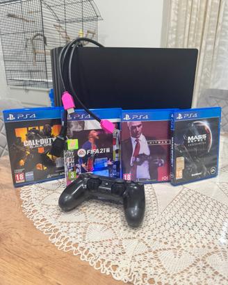 🎮 PLAYSTATION 4 PRO + 4 GIOCHI