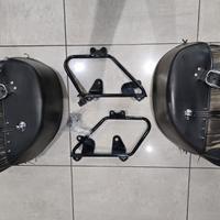 Borse laterali originali Honda VT750 Shadow