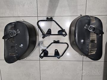 Borse laterali originali Honda VT750 Shadow