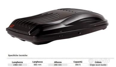 BOX AUTO PORTATUTTO G3 REEF 580 MADE IN ITALY DOPP