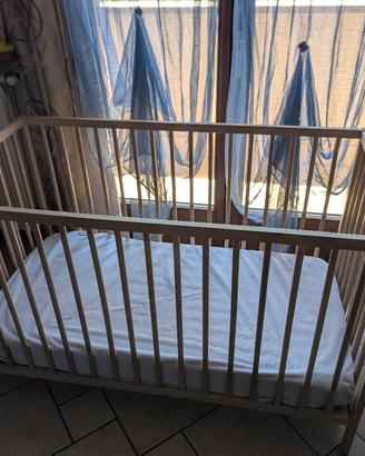 culla lettino Ikea Sniglar con materasso