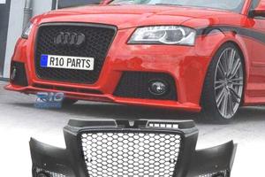 PARAURTI ANTERIORE AUDI A3 8P 08-12 RS NERO PDC