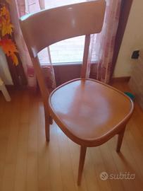 sedia in legno
