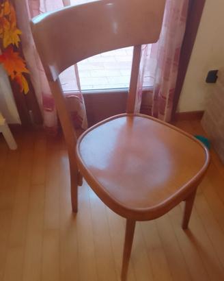 sedia in legno