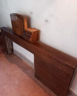 Trave in legno per caminetto