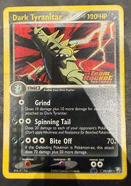 Carta Pokemon Dark Tyranitar Stamped