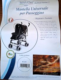 Baby's Clan mantella parapioggia per passeggino