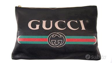 Gucci Pochette Pelle Nera