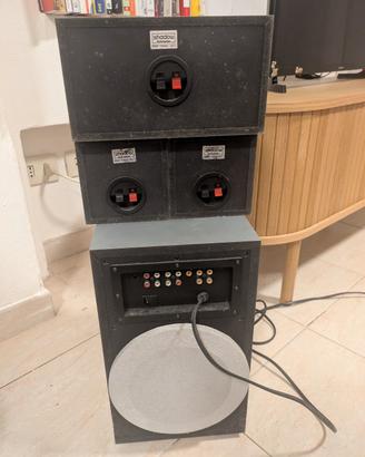 Impianto audio Shadow Scnheinder 3.1 con telecoman