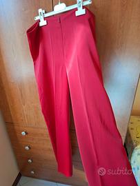 Pantalone rosso taglia M 44
